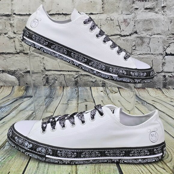 Converse x Miley Cyrus Chuck Taylor Sneakers Women’s 11 White Black CTAS 162235C - Picture 2 of 11